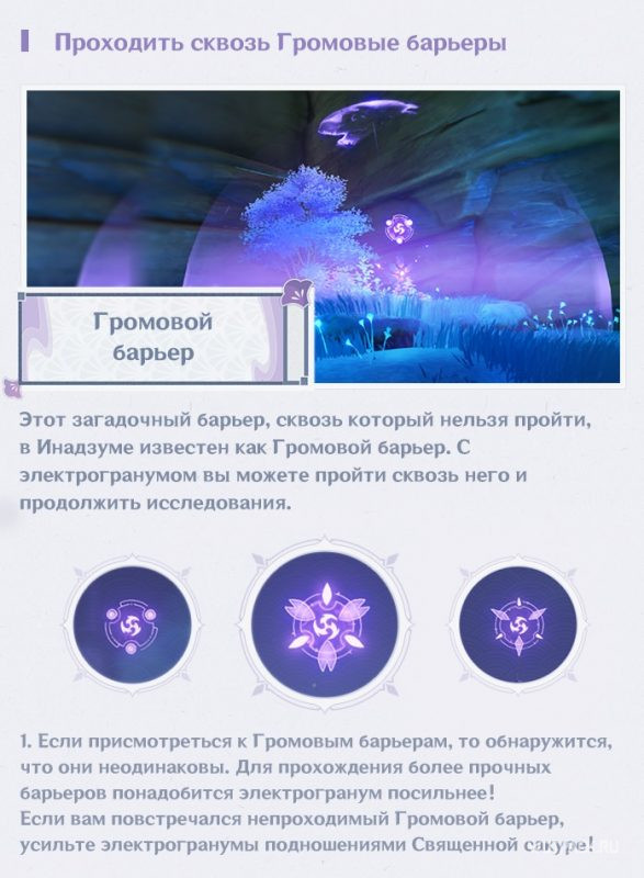 Громовой барьер Genshin Impact