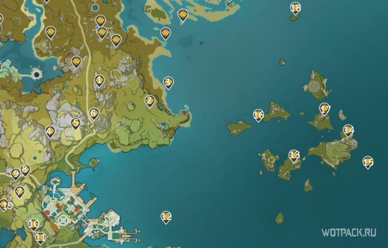 Все Геокулы в Облачном море Genshin Impact