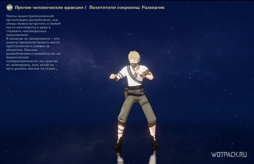 разведчик похититель сокровищ