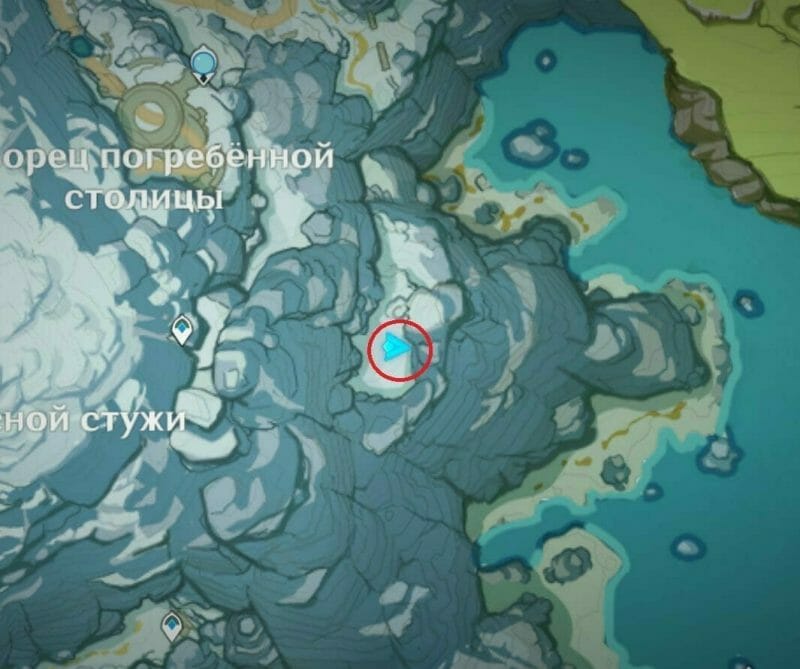 где найти короля снежных кабанов на карте