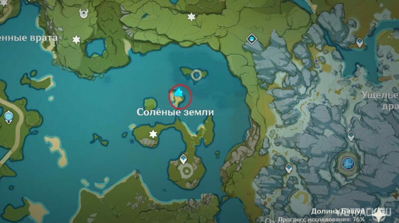 лавачурл в соленых землях карта