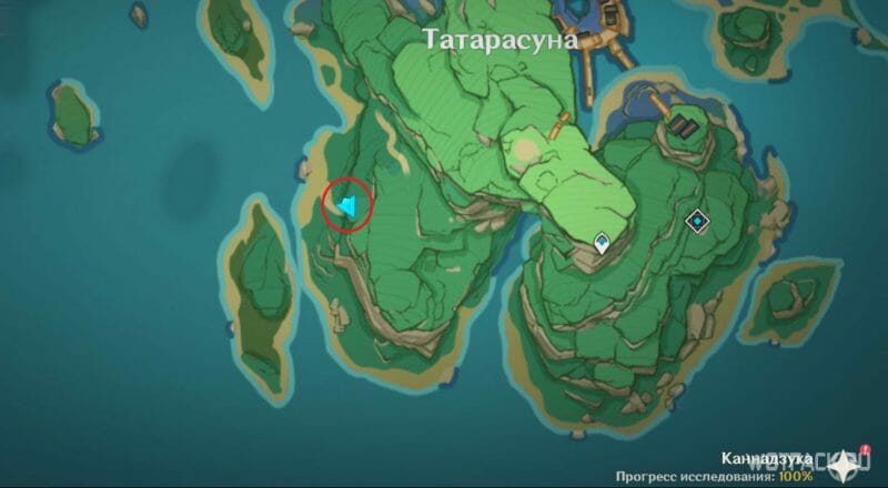 лавачурл на карте запада татарасуны