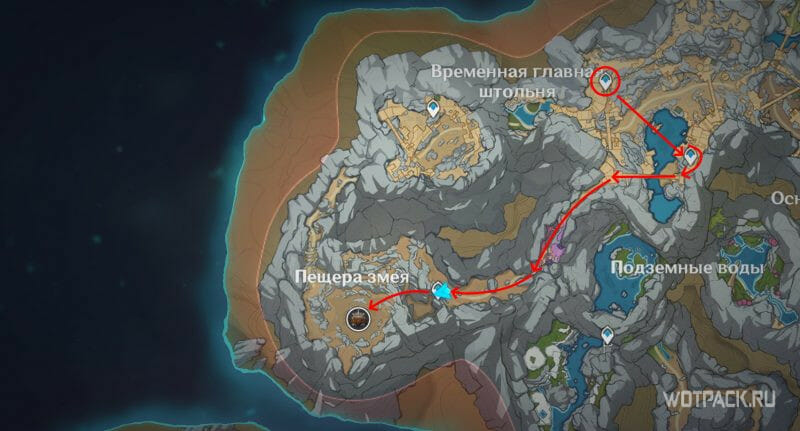Route to the Ruin Serpent