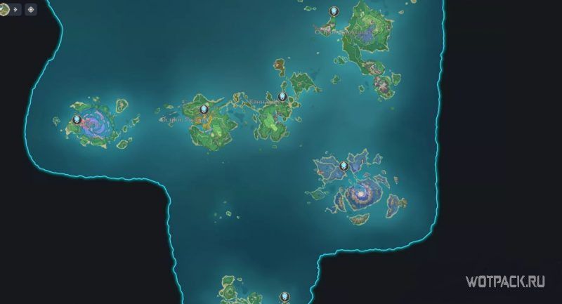 Archon statues in Inazuma