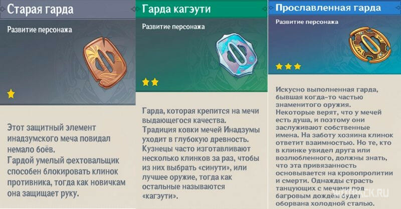 Что такое гарды в Genshin Impact
