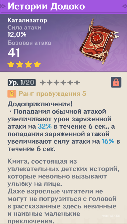 Характеристики Историй Додоко