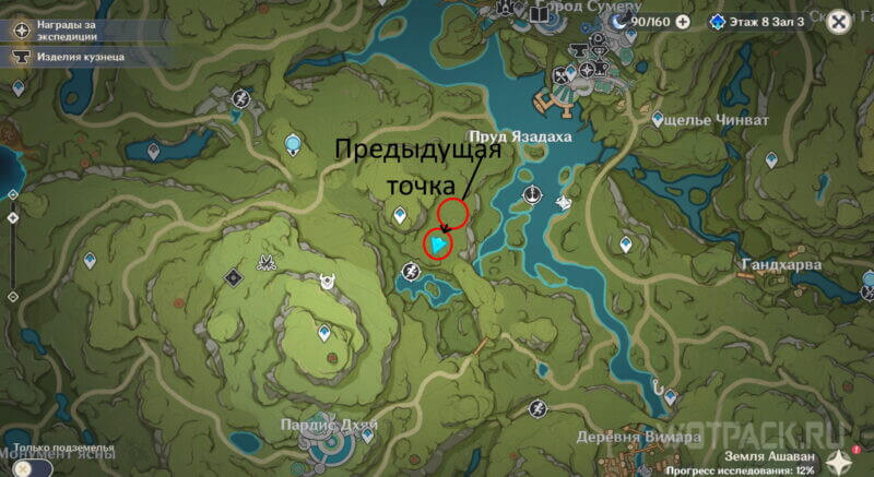 Сорок второй на карте
