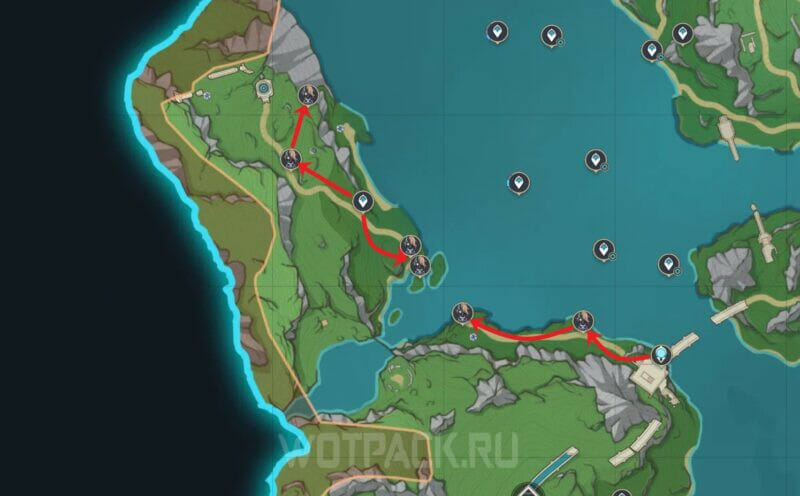 Оперативники в районе Лиффи на карте