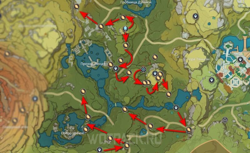 Cor lapis on the map Suburb of Lisha