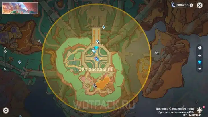 Map of the Meeting Room